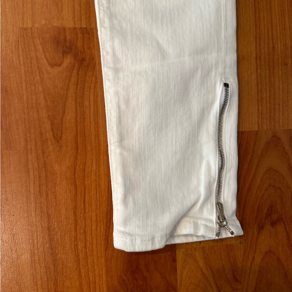 NWT AG jeans white ankle zip - Picture 9 of 9